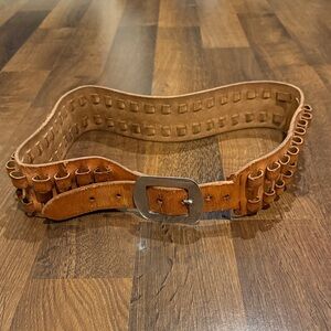 Vintage western cowboy style cartridge belt